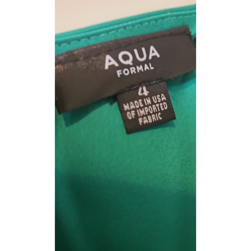 AQUA Knot Halter Gown - Picture 4 of 7